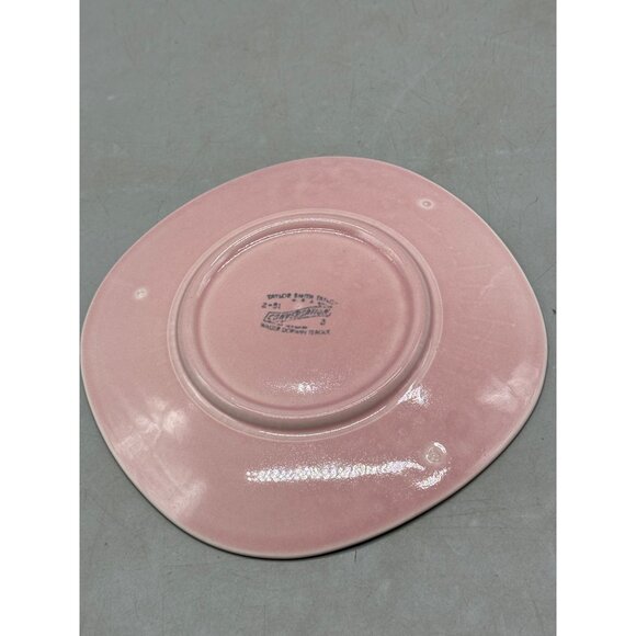 luray taylor smith taylor only tea cup saucers plate desert baby pink 6" READ - Picture 3 of 4